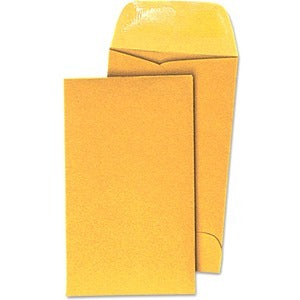 Envelope;#5 Brn Coin;Brkr