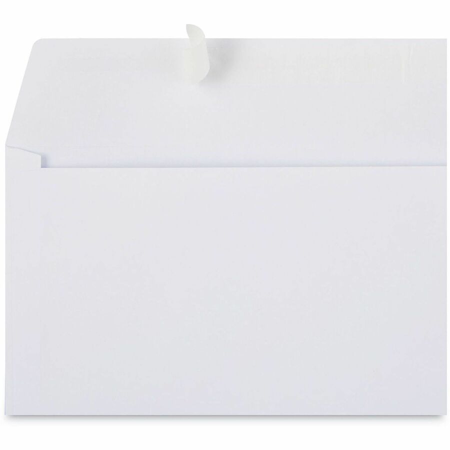 Universal Envelope, Business #9, 24 lb, Self Adhesive, White, Paper Stock, 500/Box
