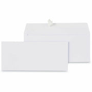 Universal Envelope, Business #9, 24 lb, Self Adhesive, White, Paper Stock, 500/Box
