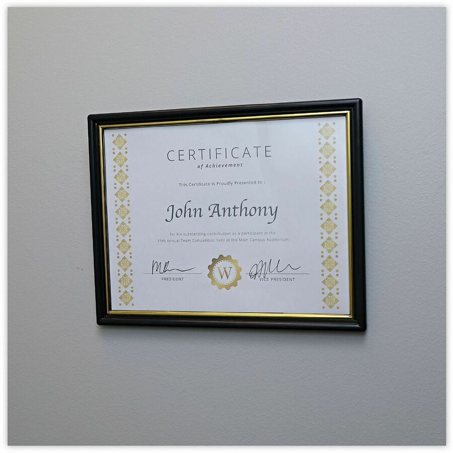 Frame;Doc 8.5X11;3Pk;Bk