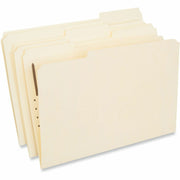 Universal 1/3 Tab Cut Legal Classification Folder - 8 1/2" x 14" - 3/4" Expansion - 1 Fastener(s) - 2" Fastener Capacity - Top Tab Location - Assorted Tab Position - Manila - 50 Box