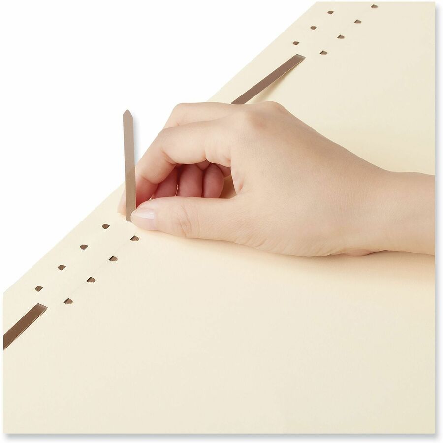 Universal 1/3 Tab Cut Legal Classification Folder - 8 1/2" x 14" - 3/4" Expansion - 2 Fastener(s) - 2" Fastener Capacity - Top Tab Location - Assorted Tab Position - Manila - 50 Box