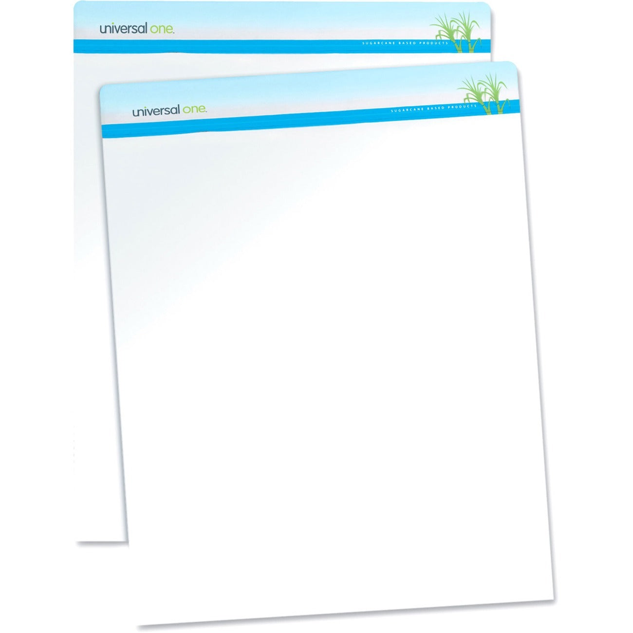 Universal Easel Pad - 1 Subject(s) - 50 Sheets - Tape Bound - Unruled Front Ruling - 15 lb Basis Weight - 34" Height x 27" Width - White Paper - Cardboard Cover - 2 / Carton