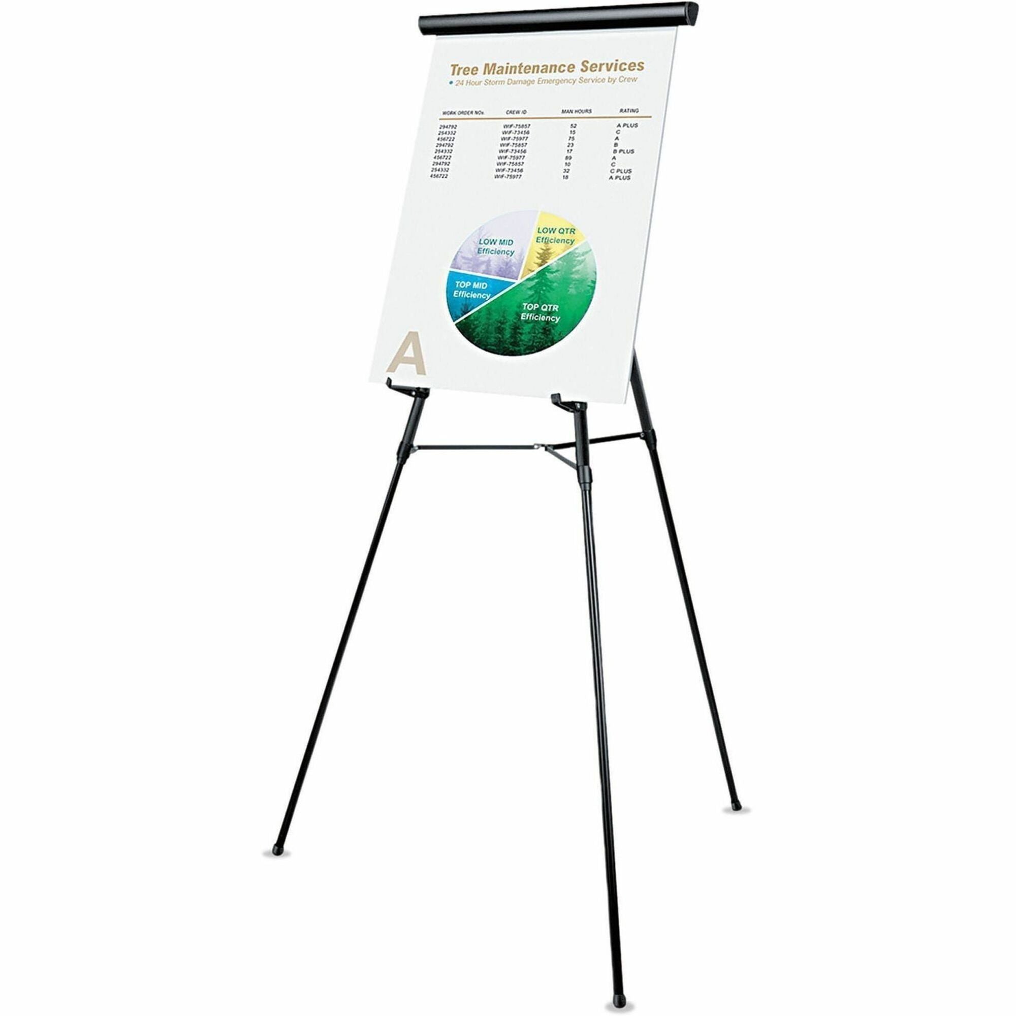 Easel;Display;Lghtwght;Bk