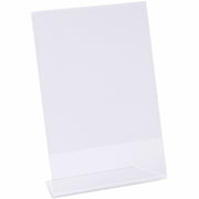Universal Photo Frame - Holds 7" x 5" Insert - Rectangle - Desktop - Horizontal, Vertical - Durable, Shatter Proof - Polystyrene - Clear - 3 / Pack
