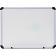 Universal Dry Erase Board - 24" (2 ft) Width x 18" (1.5 ft) Height - White Melamine Surface - Satin Aluminum Frame - 1 Each