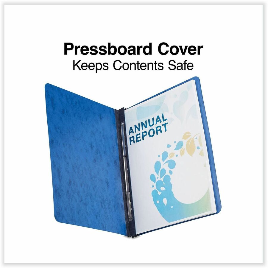 Universal Report Cover, 3" Folder Capacity, 8.5" x 11", 500 Sheet Capacity, 1 Double Prong Fastener, Punched, 1 Each