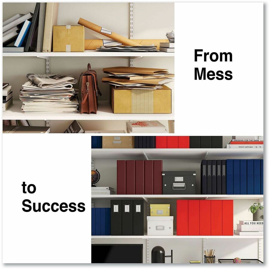 1/2" Binder Capacity - Letter - 8 1/2" x 11" Sheet Size - 120 Sheet Capacity - 3 Ring(s) - Fastener(s): Ring - Pocket(s): 2, Inside Front & Back - Polypropylene - Black - Non-stick - 1 Each