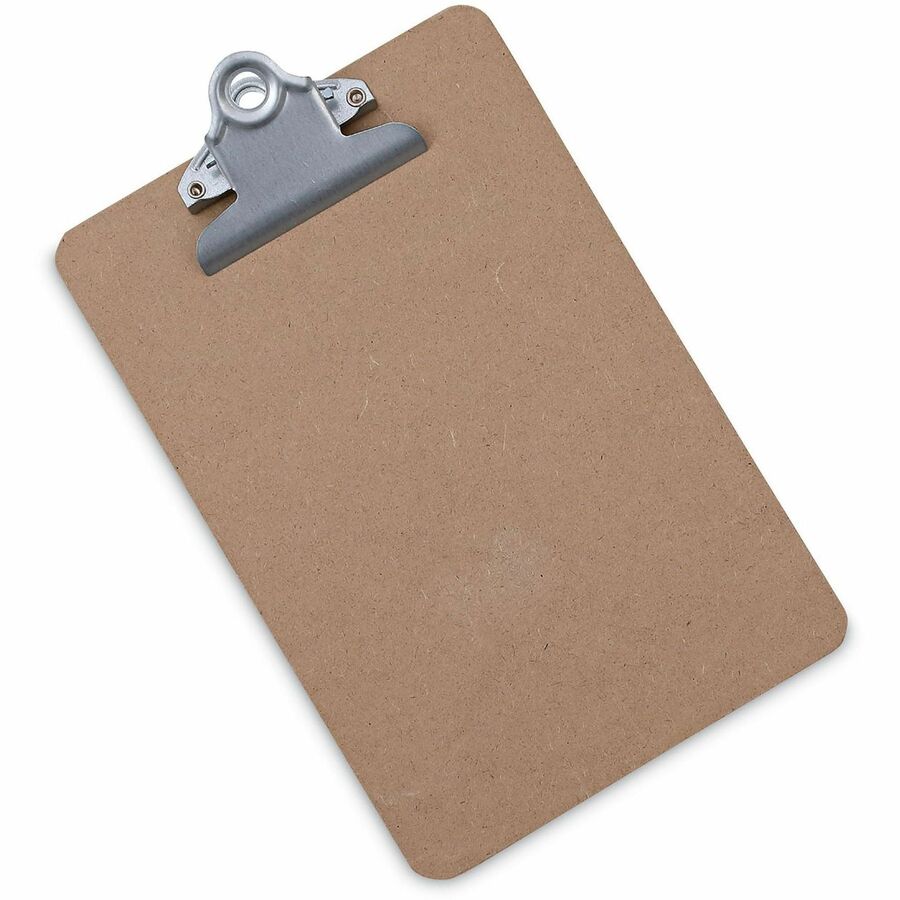 Universal Clipboard - 0.75" Clip Capacity - Storage for Document, Form, Paper - Hardboard - Brown - 1 / Each