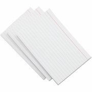 5" Width x 8" LengthRecycled - Ruled - 100 / Pack