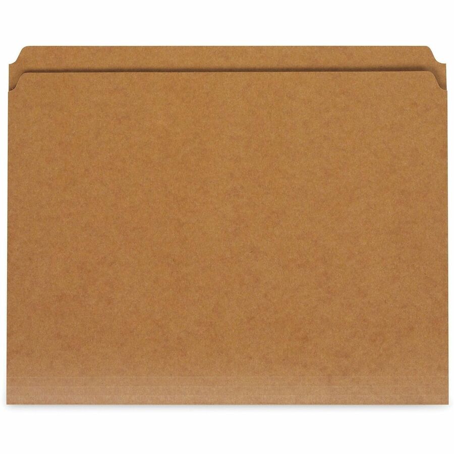 8 1/2" x 11" - 3/4" Expansion - Top Tab Position - 11 pt. - Kraft - 100 Box