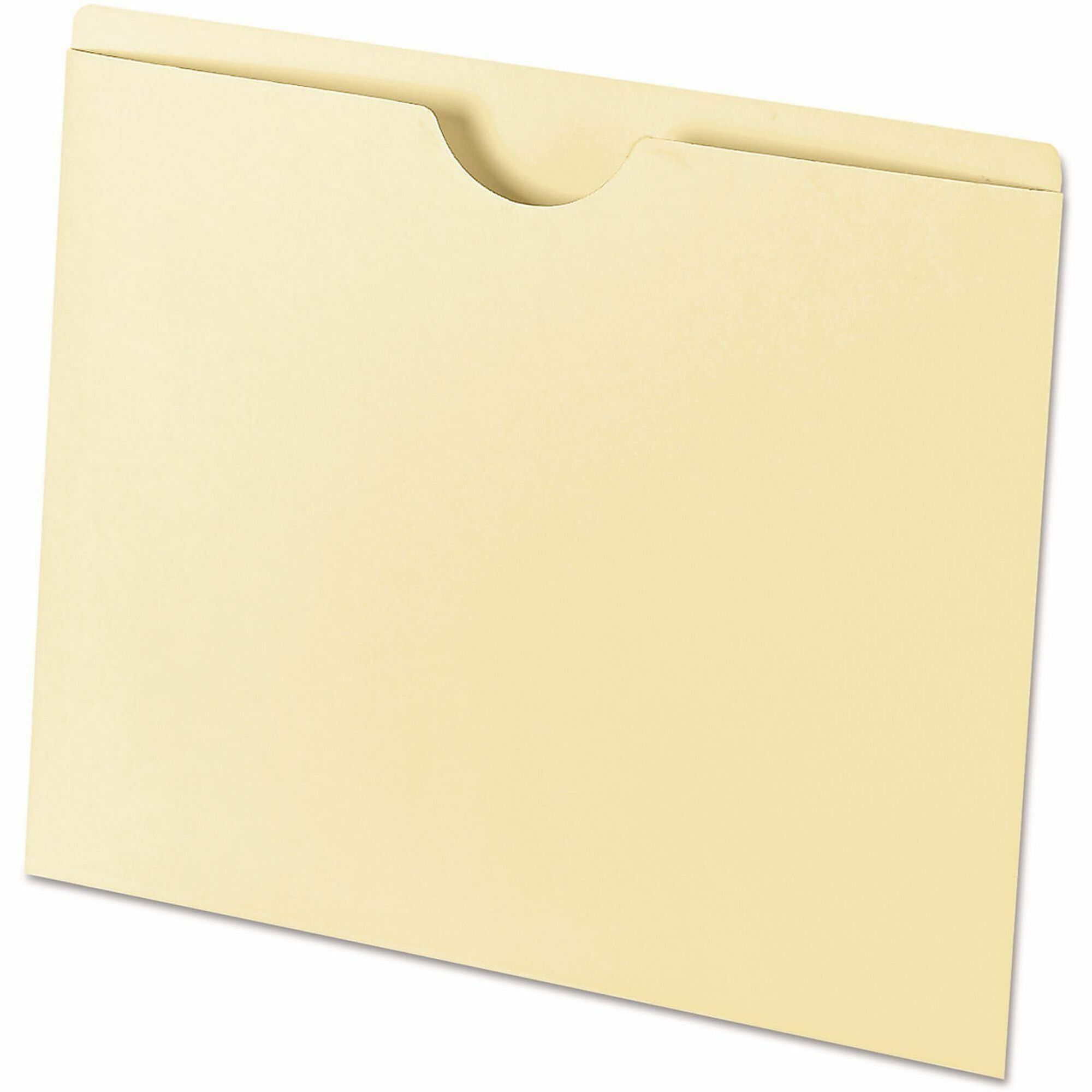 8 1/2" x 11" - 1/2" Expansion - Paper, Manila - Manila - Unpunched - 100 Box