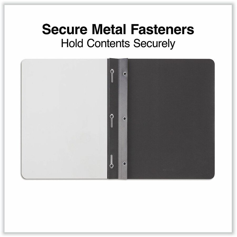 Universal Report Cover - 1/2" Folder Capacity - 8 1/2" x 11" - 100 Sheets Capacity - 3 x 3-prong Fastener Fastener(s) - Punched - 25 Box