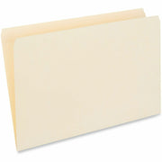 Universal Straight Tab Cut Legal Top Tab File Folder, 8 1/2" x 14", 3/4" Expansion, 11 pt. Manila, Box of 100
