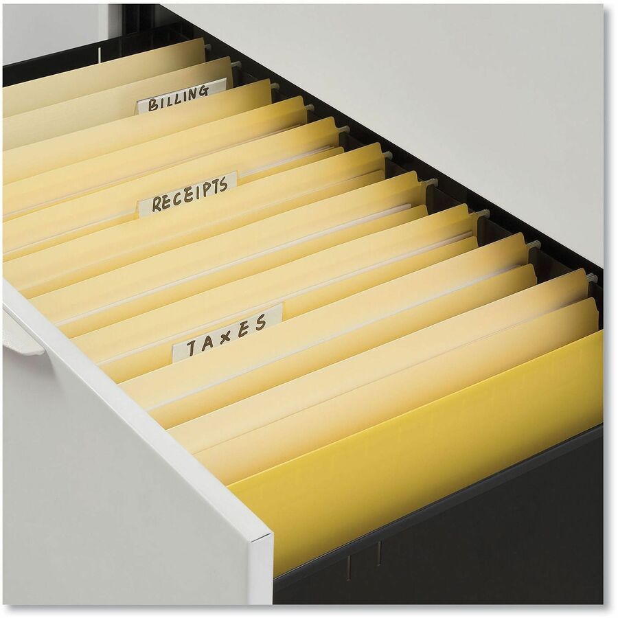 Universal Straight Tab Cut Legal Top Tab File Folder, 8 1/2" x 14", 3/4" Expansion, 11 pt. Manila, Box of 100