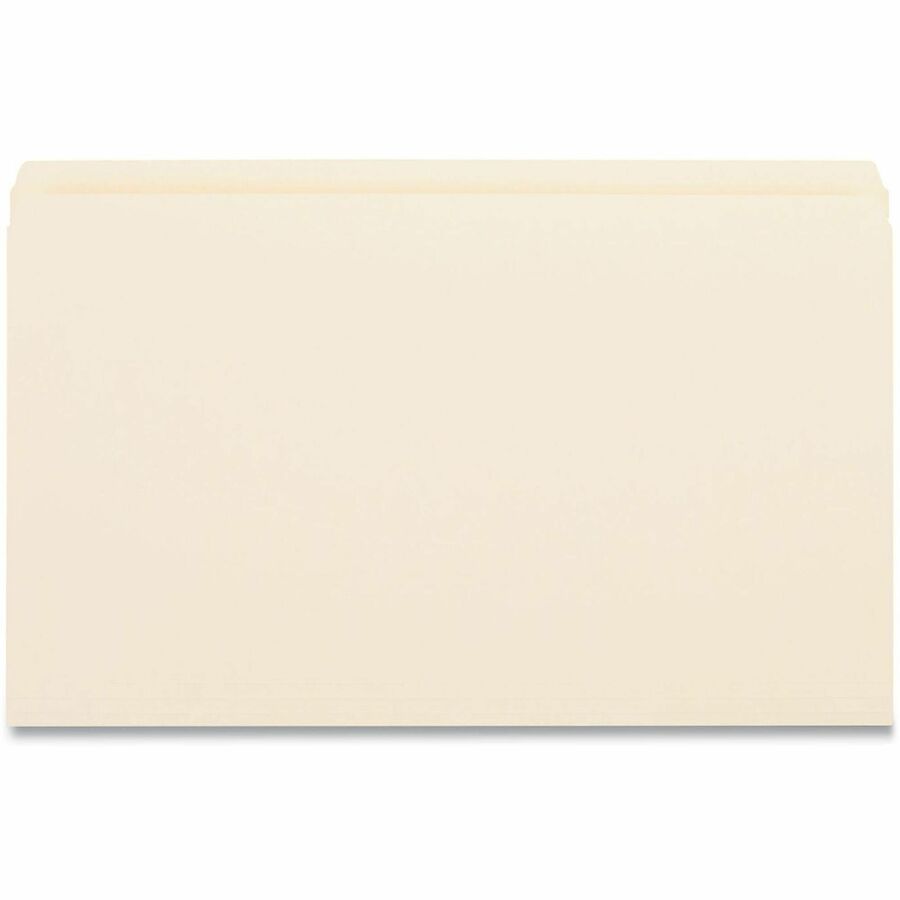 Universal Straight Tab Cut Legal Top Tab File Folder, 8 1/2" x 14", 3/4" Expansion, 11 pt. Manila, Box of 100