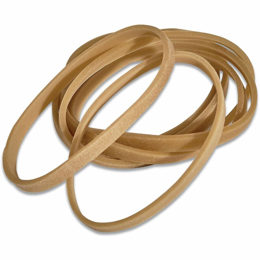 Size: #30 - 2" Length x 0.1" Width - 12 lb/in - Rubber - Beige - 1100 / Pack