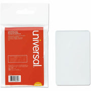 Universal Laminating Pouch, Wallet-Size, 3.38" x 2.13", 5 mil, Matte, Clear, Plastic, 25/Pack