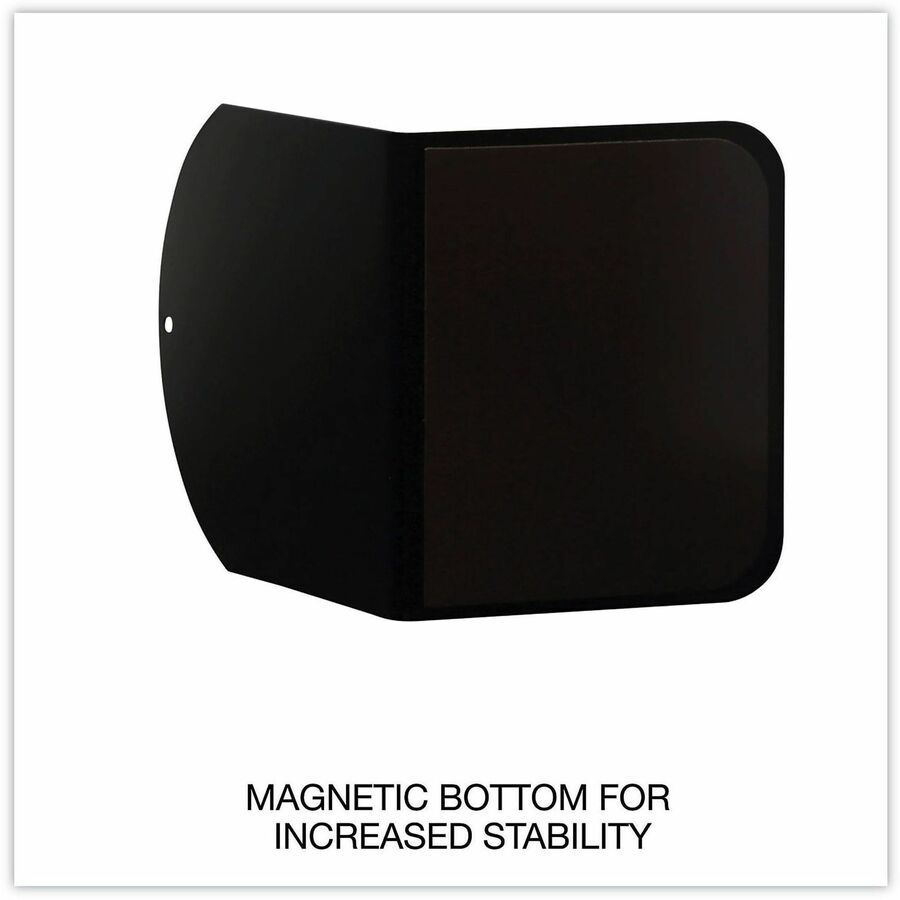 7" Height x 6" Width x 5" Depth - Magnetic - Black - Metal - 1 Pair