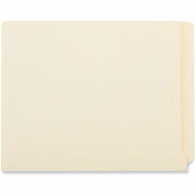 Universal Straight Tab Cut Letter End Tab File Folder, 8 1/2" x 11", 3/4" Expansion, 11 pt. Manila, Box of 100