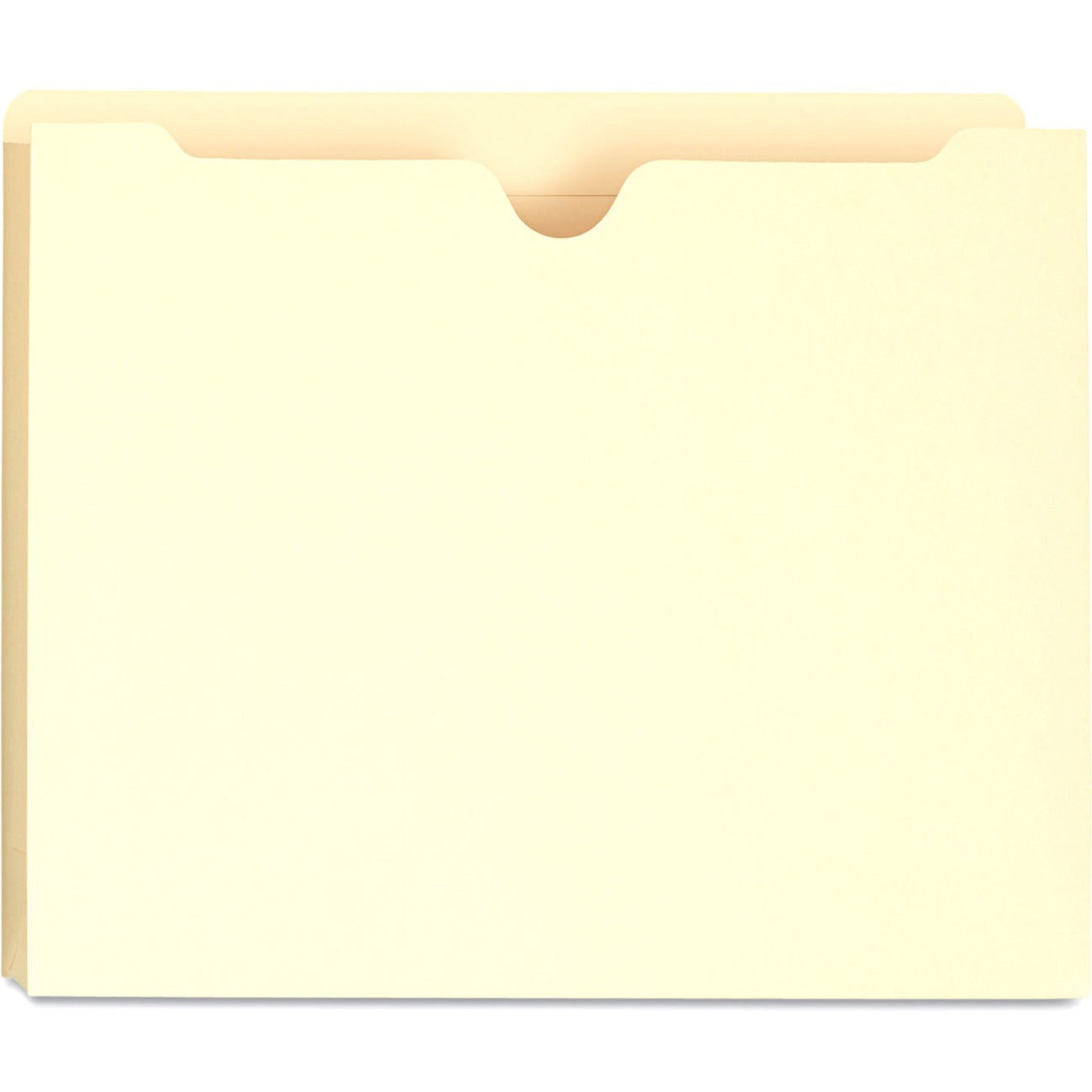 Universal Straight Tab Cut Letter File Jacket, 8 1/2" x 11", 2" Expansion, Manila, Unpunched, 50/Box