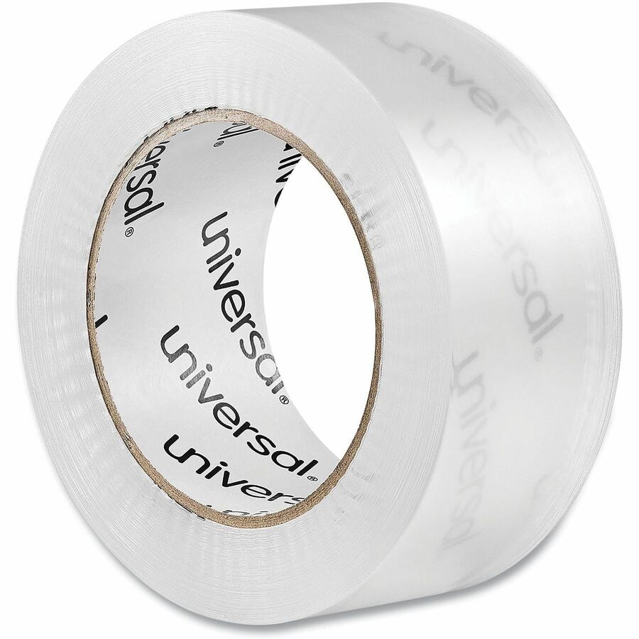 109 yd Length x 1.88" Width x 2 mil Thickness - 3" Core - Clear - Acrylic - Plastic Backing - 6 / Pack