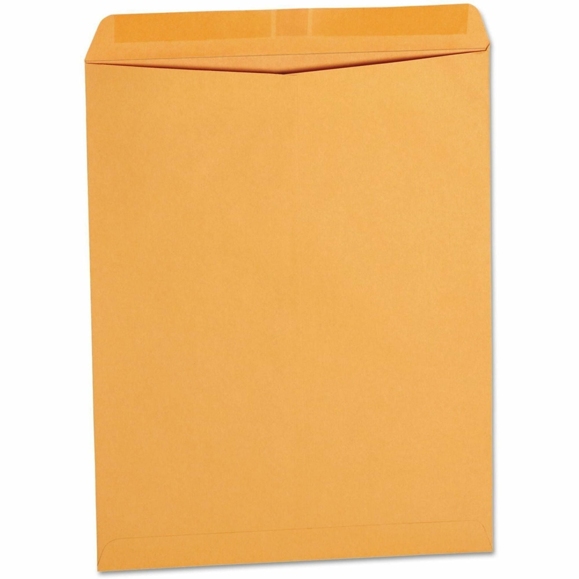 Universal Envelope - Catalog - #14 1/2 - 28 lb - Gummed - Brown Kraft - Kraft Paper - 250 / Box
