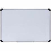 Universal Dry Erase Board - 36" (3 ft) Width x 24" (2 ft) Height - White Steel Surface - Satin Aluminum Frame - Magnetic - 1 Each