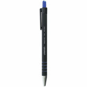 0.7 mm Fine Conical Pen Point - Retractable - Blue Ink - Blue Barrel - 1 Dozen