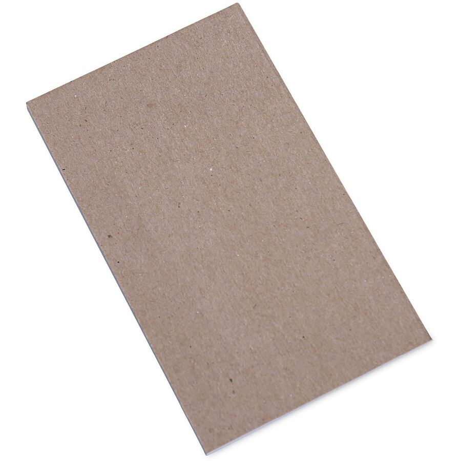 1 Subject(s) - 100 Sheets - Plain - Glued - Unruled Front Ruling - 16 lb Basis Weight - 5" Height x 3" Width - White Paper - 180 / Carton
