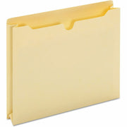 Universal Straight Tab Cut Letter File Jackets, 8.5" x 11", 2" Expansion, Manila, Unpunched, 50/Box