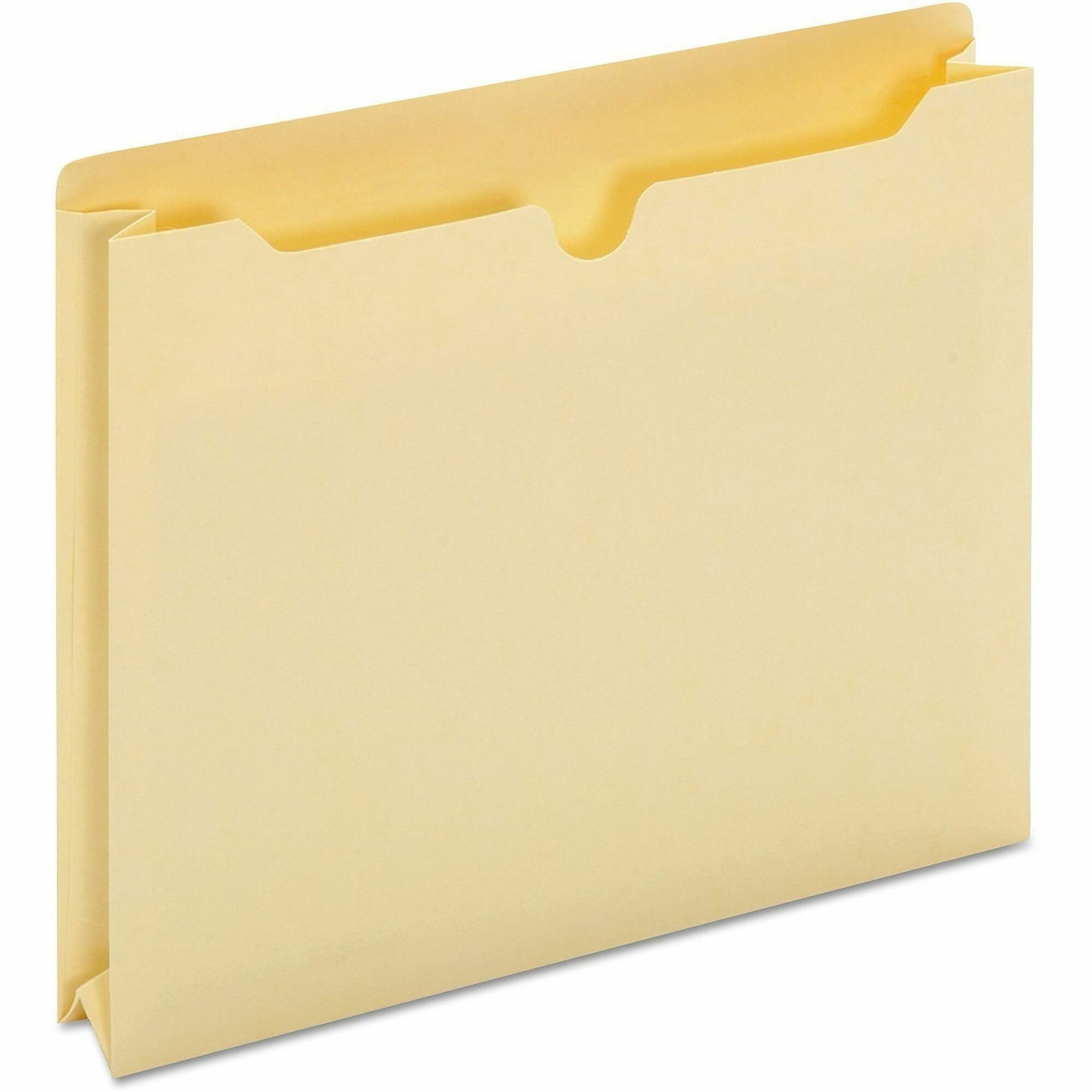 Universal Straight Tab Cut Letter File Jackets, 8.5" x 11", 2" Expansion, Manila, Unpunched, 50/Box