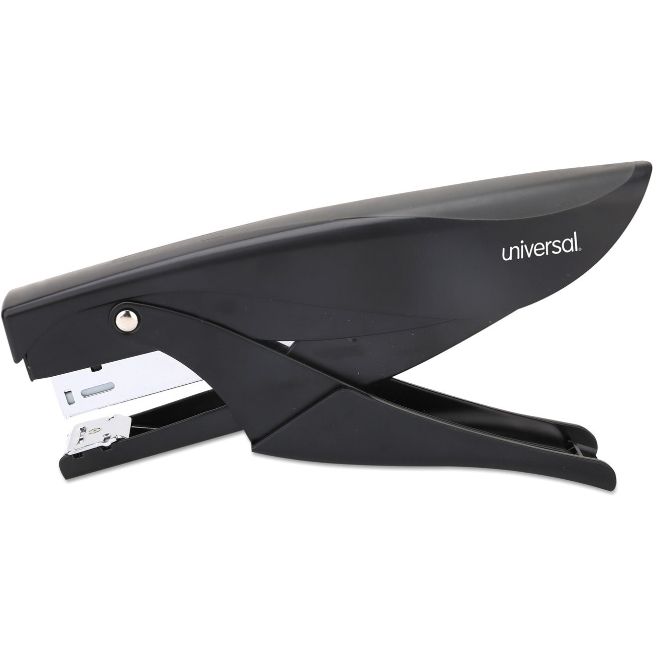 Staples Upto 20 Sheet - Holds Upto 210 Staple - Full Strip - Staple Size: 0.50" - 0.50" Crown Width - Top Loading - Black - Metal, Plastic - 1 Each