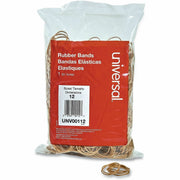 Size: #12 - 1.8" Length x 0.1" Width - 6 lb/in - Rubber - Beige - 2500 / Pack