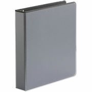 1 1/2" Binder Capacity - Letter - 8 1/2" x 11" Sheet Size - 400 Sheet Capacity - 3 Ring(s) - Fastener(s): Ring - Pocket(s): 2, Inside Front & Back - Polypropylene - Black - Non-stick - 1 Each