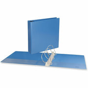 3" Binder Capacity - Letter - 8 1/2" x 11" Sheet Size - 600 Sheet Capacity - 3 Ring(s) - Fastener(s): Ring - Pocket(s): 2, Inside Front & Back - Polypropylene - Light Blue - Non-stick - 1 Each