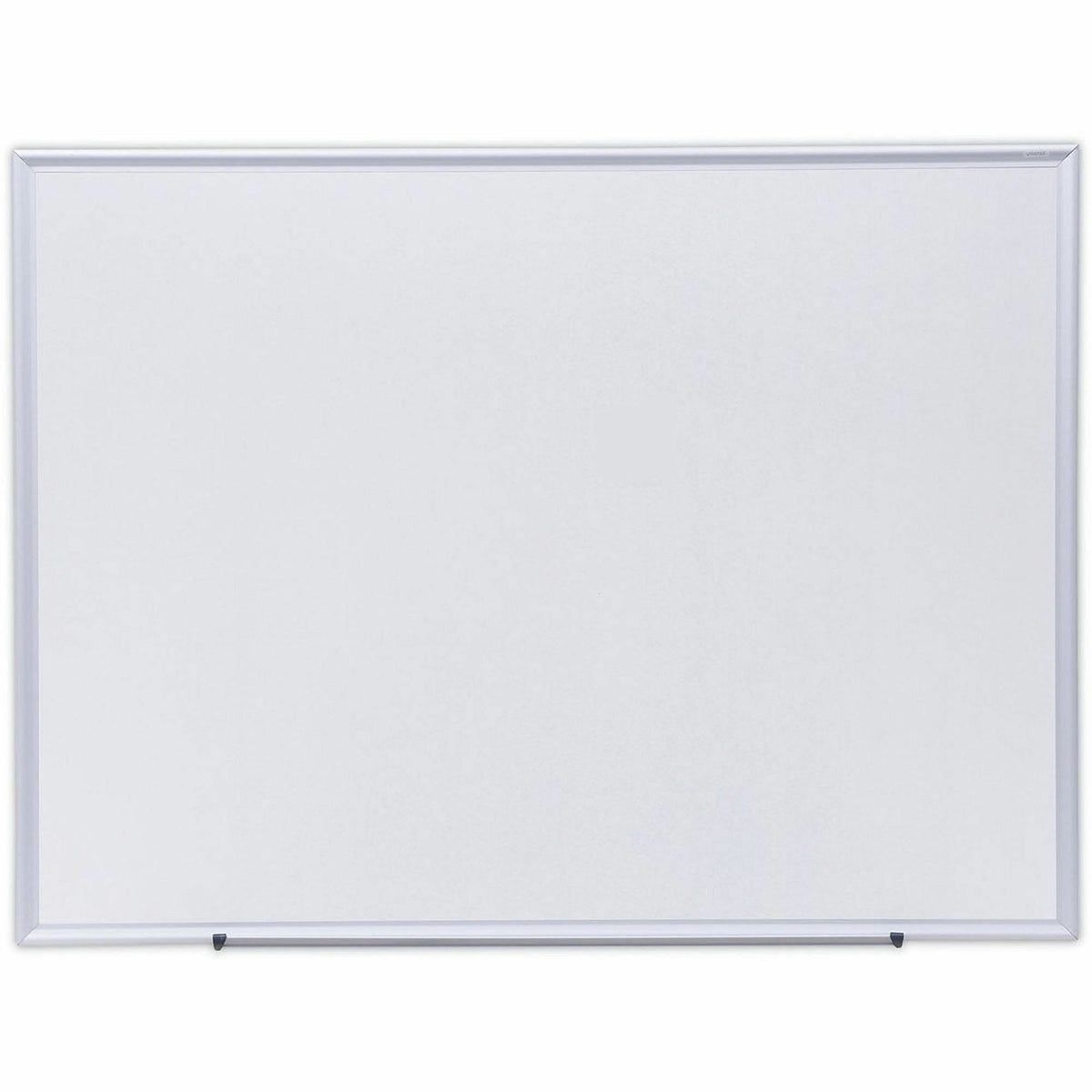 48" (4 ft) Width x 36" (3 ft) Height - White Melamine Surface - Satin Aluminum Frame - 1 Each