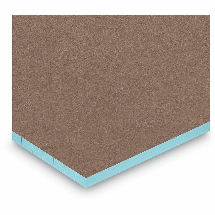 1 Subject(s) - 50 Sheets - Tape Bound - Narrow Ruled Front Ruling - 16 lb Basis Weight - 8" Height x 5" Width - Blue Paper - Chipboard Cover - 1 Dozen