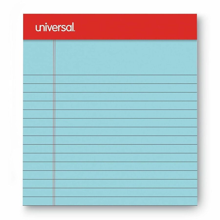 1 Subject(s) - 50 Sheets - Tape Bound - Narrow Ruled Front Ruling - 16 lb Basis Weight - 8" Height x 5" Width - Blue Paper - Chipboard Cover - 1 Dozen