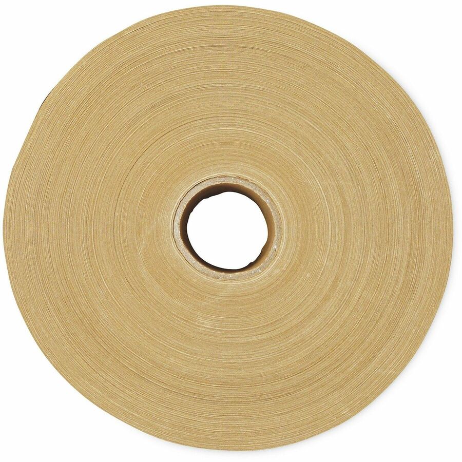 200 yd Length x 3" Width x 5.3 mil Thickness - 3" Core - Brown - Kraft Paper Backing - 10 / Carton