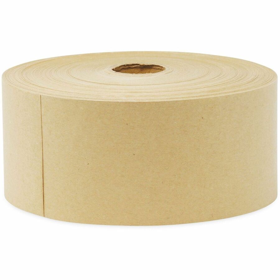 200 yd Length x 3" Width x 5.3 mil Thickness - 3" Core - Brown - Kraft Paper Backing - 10 / Carton