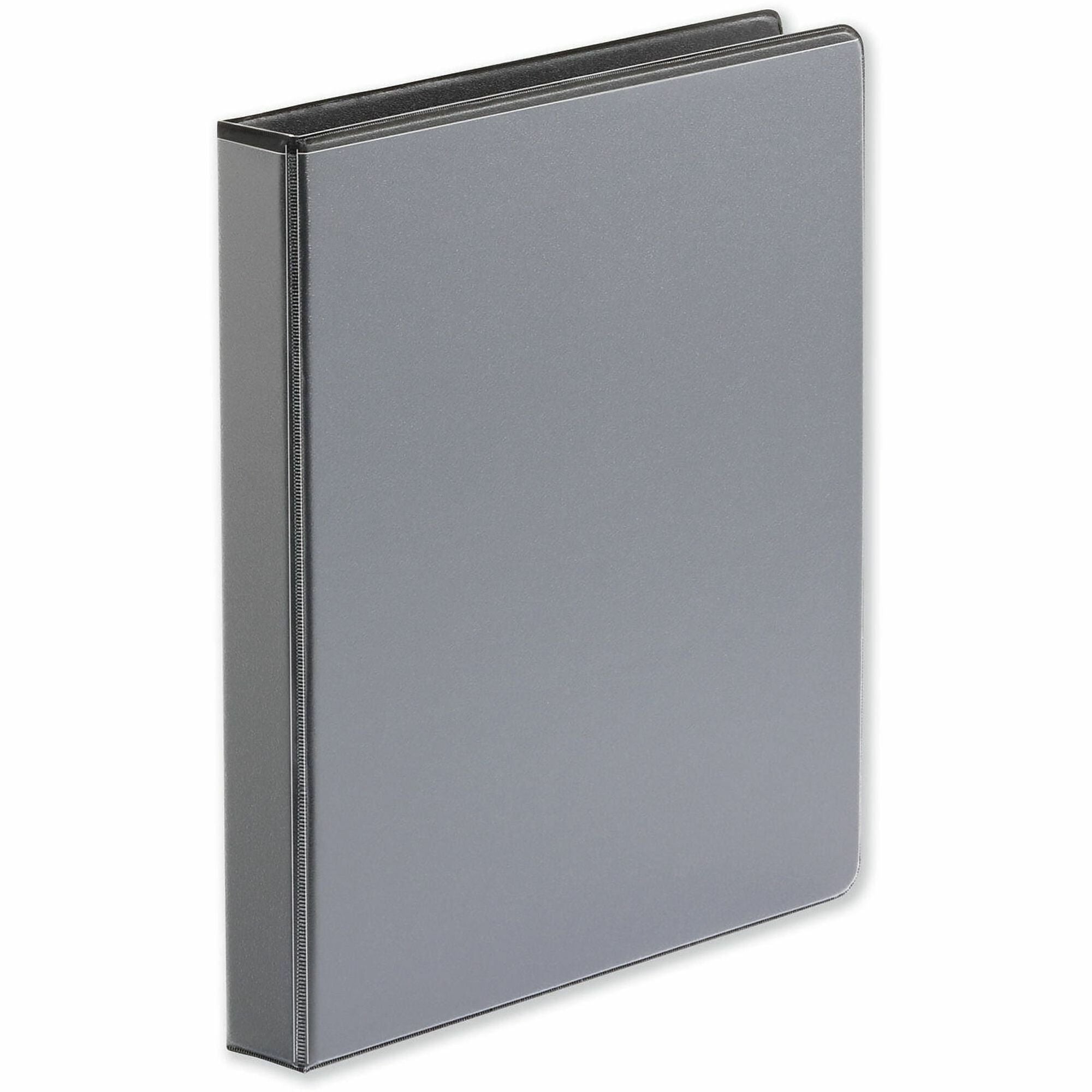 1" Binder Capacity - Letter - 8 1/2" x 11" Sheet Size - 250 Sheet Capacity - 3 Ring(s) - Fastener(s): Ring - Pocket(s): 2, Inside Front & Back - Polypropylene - Black - Non-stick - 1 Each