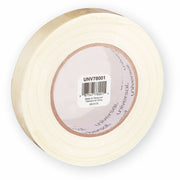 59.93 yd Length x 0.94" Width x 6.2 mil Thickness - 3" Core - Clear - Synthetic Rubber - Plastic Backing - 1 Roll