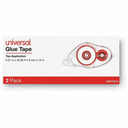 10.93 yd Length x 0.31" Width - Clear - Cardboard, Paper - 2 / Pack