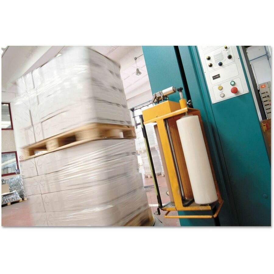 20" Width x 5000 ft Length x 0.8 mil Thickness - Self-adhering, Water Resistant, Dirt Resistant, Damage Resistant - Clear - 1 Roll