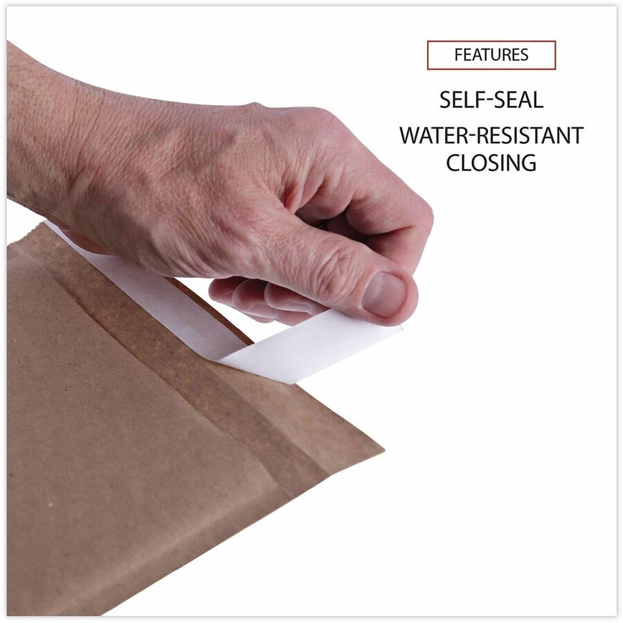 Universal Mailer - Bubble - #5 - Self Adhesive - Natural Kraft - Kraft Paper - 80 / Carton