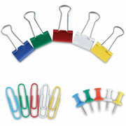 Assorted Sizes - Assorted, Blue, Green, Red, White, Yellow - Metal, Plastic - 6 Kit