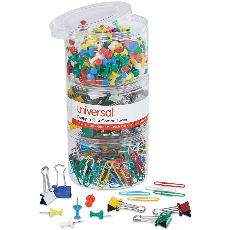 Assorted Sizes - Assorted, Blue, Green, Red, White, Yellow - Metal, Plastic - 6 Kit