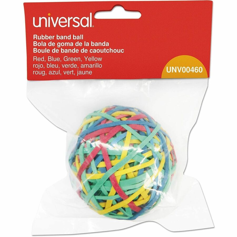 Size: #32 - 2.8" Length x 0.1" Width - Rubber - Red, Blue, Green, Yellow - 260 / Pack