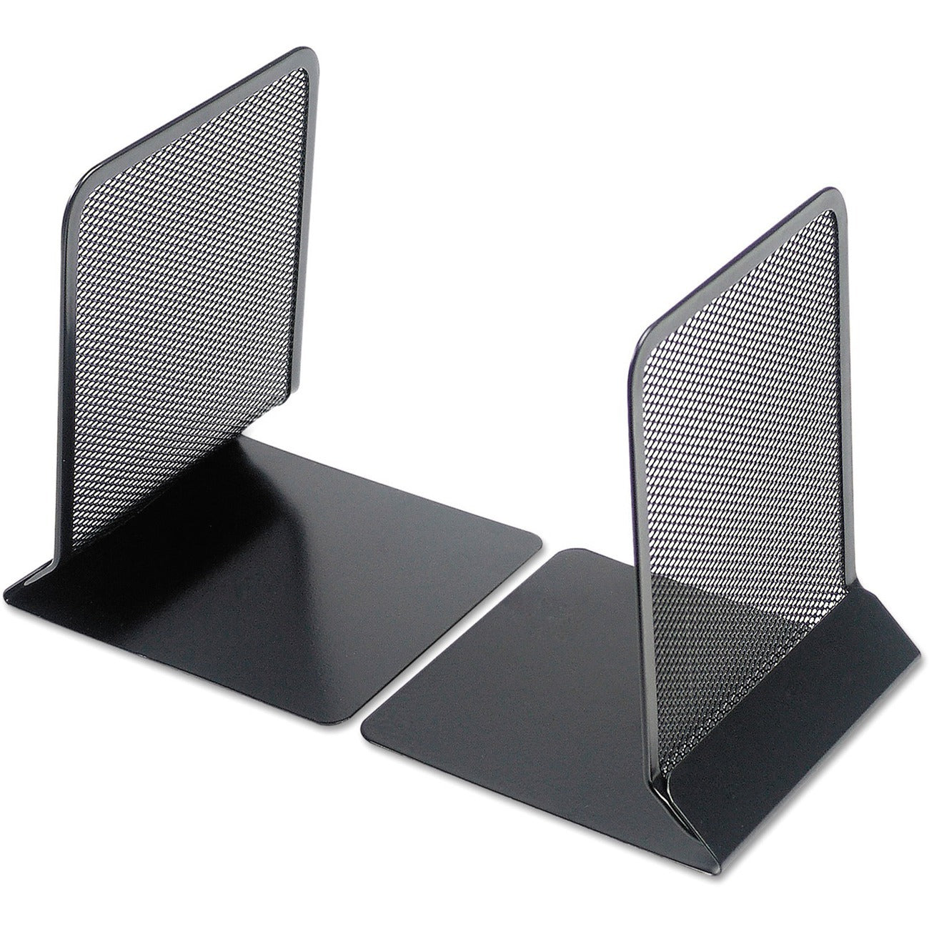6.75" Height x 5.38" Width x 5.38" Depth - Non-skid Base, Rounded Corner - Black - Metal Mesh, Metal - 6 Pair